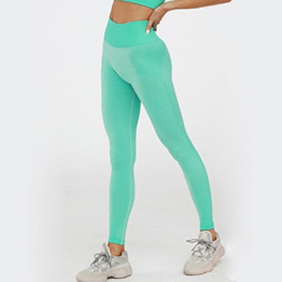 Women Yoga Set Seamless Fitness Clothing 2 Piece Gym Set Women Sport Set Workout Clothes For Women Sports Bra And Leggings Women